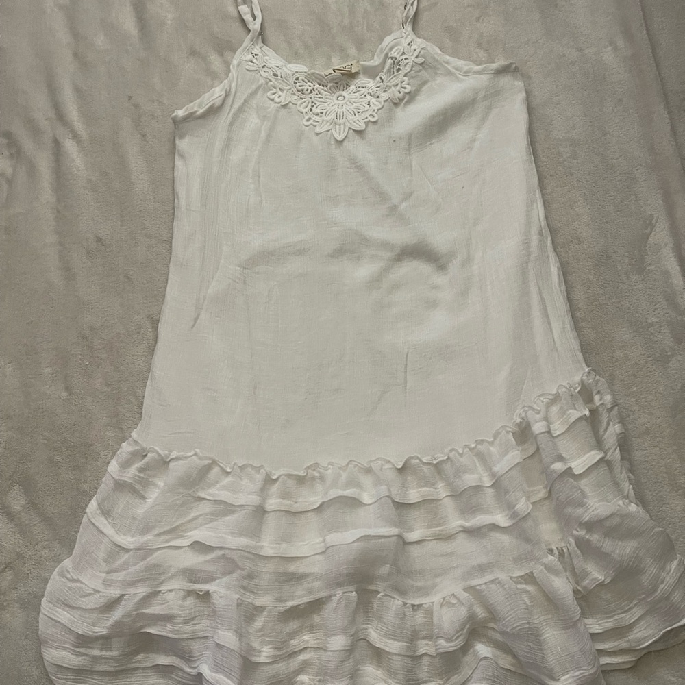 Elegant White ladies Dress